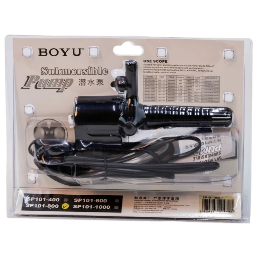 Помпа погружная Boyu SP101-800 с регулятором потока 7,5 Вт 630 л/час