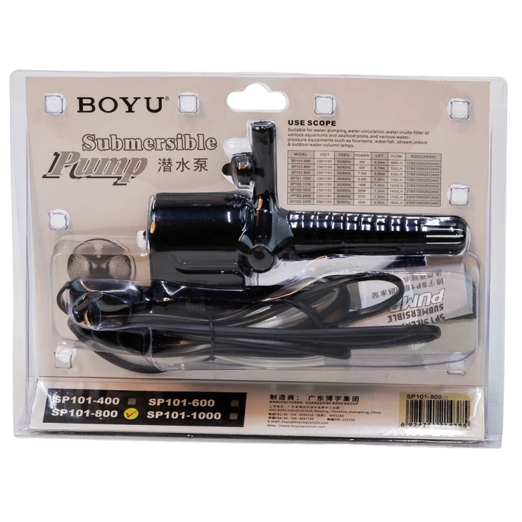 Помпа погружная Boyu SP101-800 с регулятором потока 7,5 Вт 630 л/час