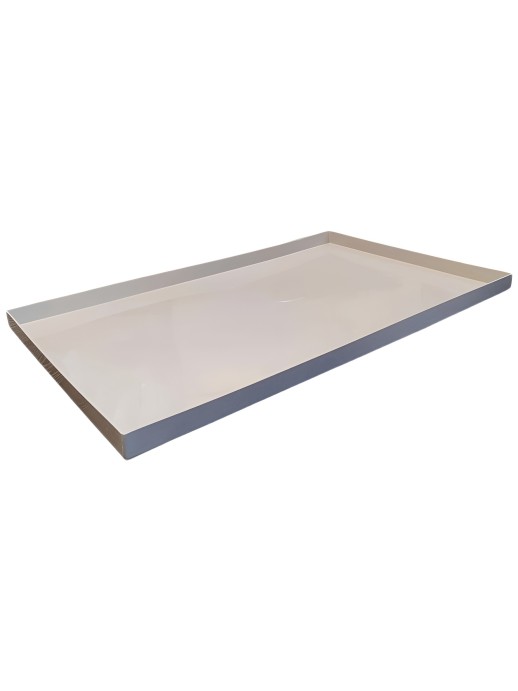 Поддон 79х61х8 см пластиковый из полипропилена, универсальный, серый