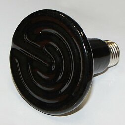 Лампа инфракрасная керамическая HQ 150 Вт черная