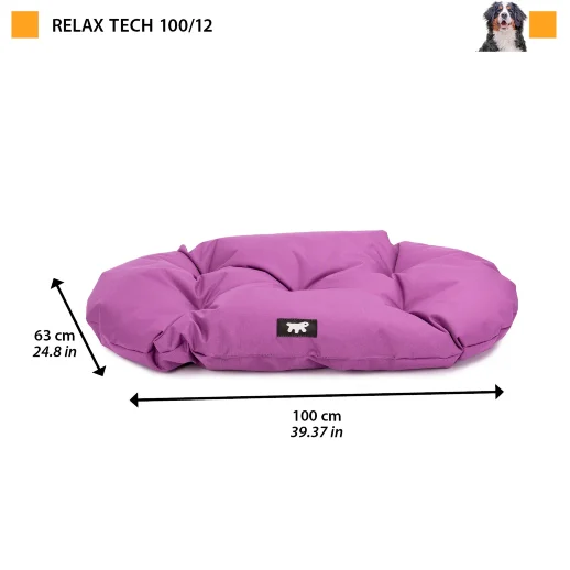 Подушка Ferplast RELAX 100/12 TECH из влагоотталкивающей ткани фиолетовая