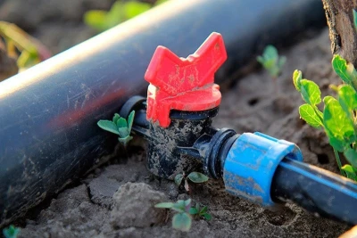 Кран стартовый для капельной ленты 16 мм с резиновым уплотнителем