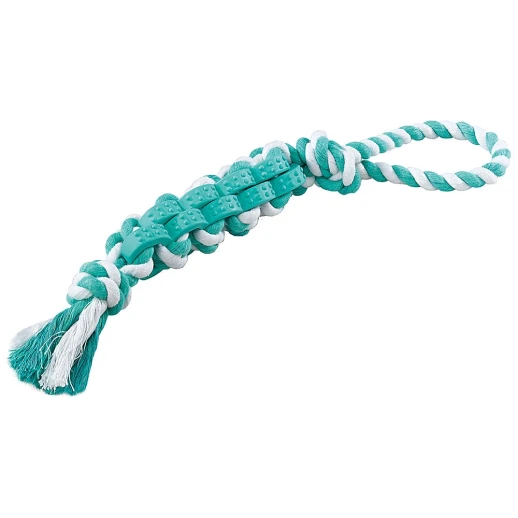 Игрушка Ferplast PA 6420 плетеная маленькая хлопок и резина