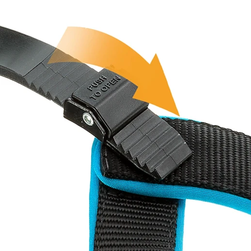 Шлейка Ferplast AGILA FLUO 8 нейлоновая с мягкой подкладкой синяя
