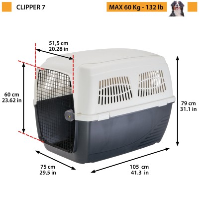 Переноска Ferplast CLIPPER 7 для животных пластик