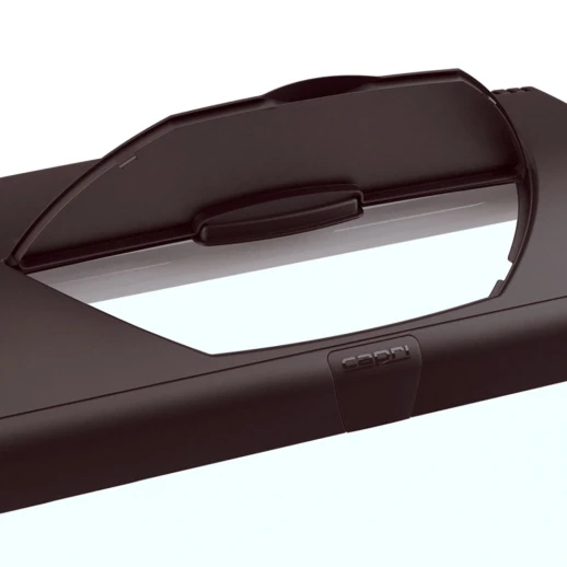 Стеклянный аквариум Ferplast CAPRI 50 LED со светодиодной лампой внутренним фильтром и нагревателем черный 40 л