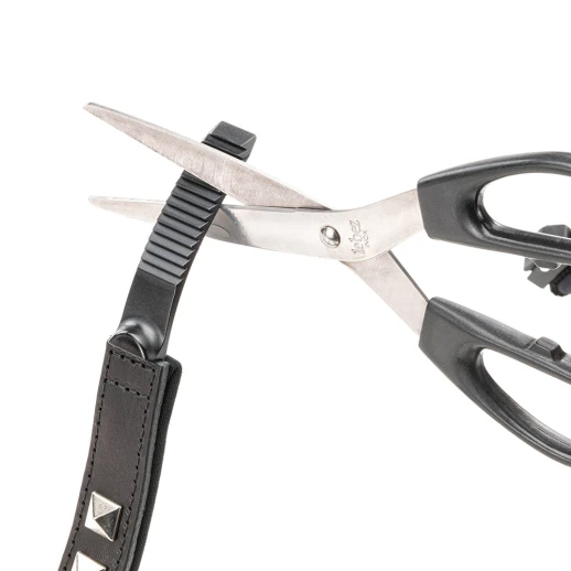 Шлейка Ferplast GIOTTO LUXOR M кожаная с микрорегулировкой чёрная