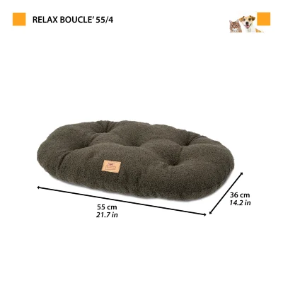 Подушка Ferplast RELAX 55/4 из мягкой ткани букле серая