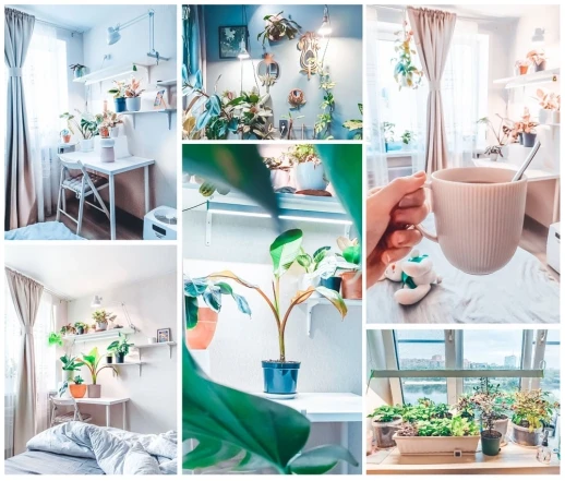 Фитолампа светодиодная Е27 25W Биколор Комфорт 5000k + 660nm