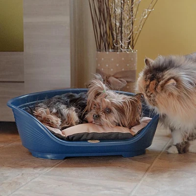 Лежак для собак Ferplast SIESTA DELUXE 2 пластиковый черный