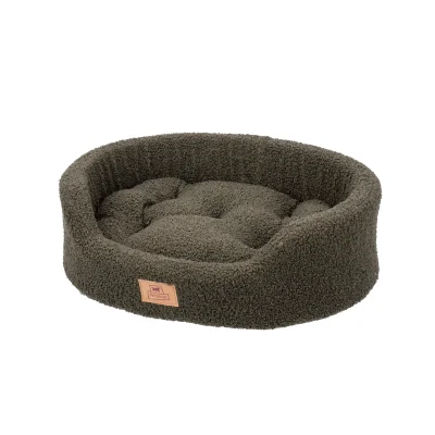 Лежак Ferplast DANDY 45 из мягкой ткани букле темно-зеленый