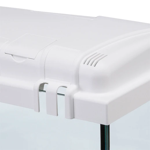 Стеклянный аквариум Ferplast CAPRI 60 LED со светодиодной лампой внутренним фильтром и нагревателем белый 60 л