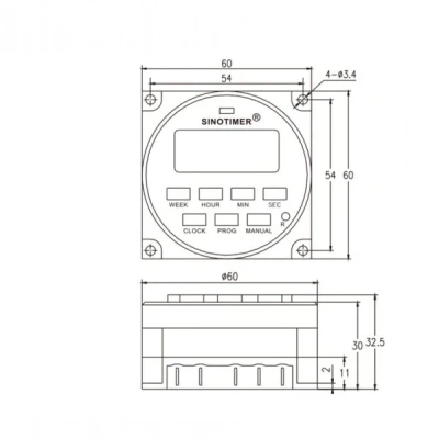 Цифровой таймер Tm 618sH