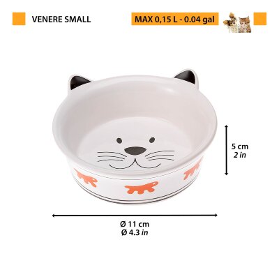 Миска Ferplast VENERE SMALL керамическая с ушками