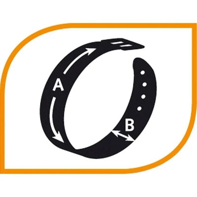 Ошейник Ferplast EVOLUTION C25/56 с ПВХ покрытием и магнитной застежкой фиолет