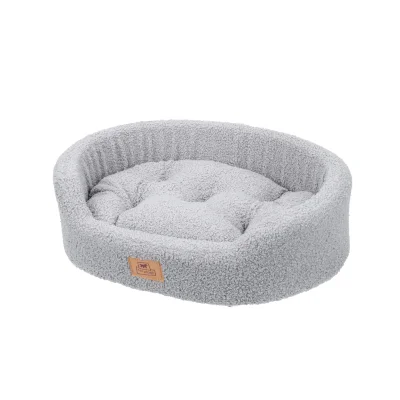 Лежак Ferplast DANDY 45 из мягкой ткани букле серый