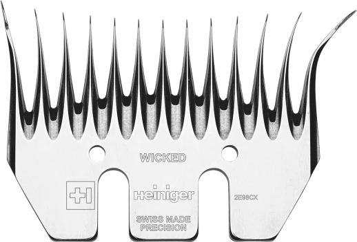 Нижний нож Heiniger Wicked для стрижки тонкорунных овец 93,5 мм