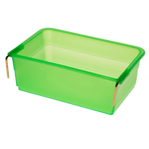 Кормушка-поилка Olba навесная 0,8 литра пластик