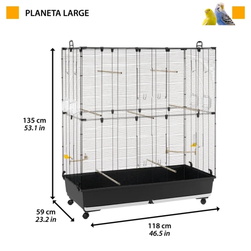 Клетка Ferplast PLANETA LARGE для мелких птиц