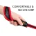Поводок-водилка Ferplast ERGOCOMFORT GM25/55 с эргономичной ручкой красный