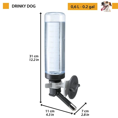 Поилка-шарик Ferplast DRINKY DOG с креплением для собак