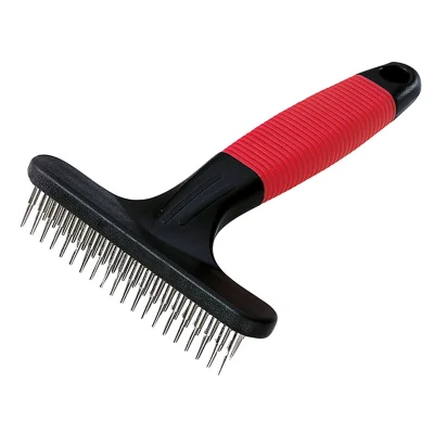 Расчёска Ferplast GRO5874 2-х рядная с вращающимися зубцами