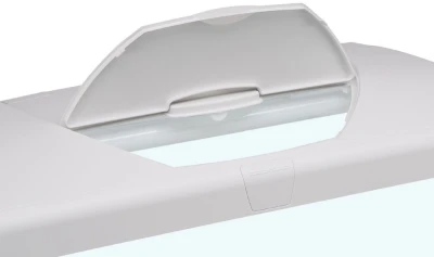 Стеклянный аквариум Ferplast CAPRI 80 LED со светодиодной лампой внутренним фильтром и нагревателем белый 100 л