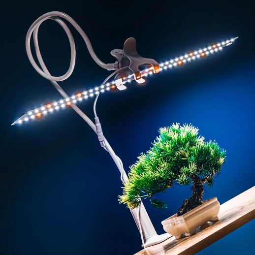 Держатель для фитолампы со струбциной