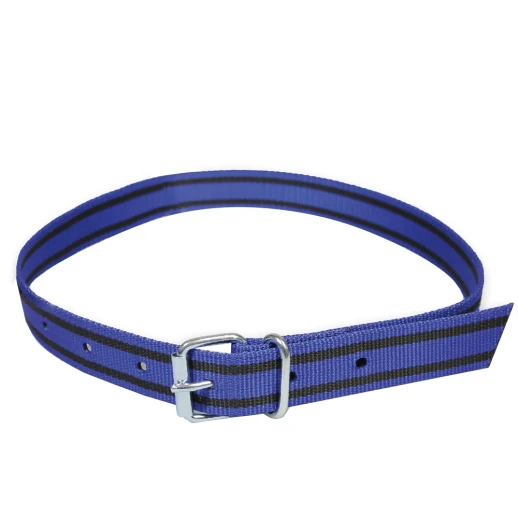 Маркировочный ошейник AKROH синий с пряжкой 130 см