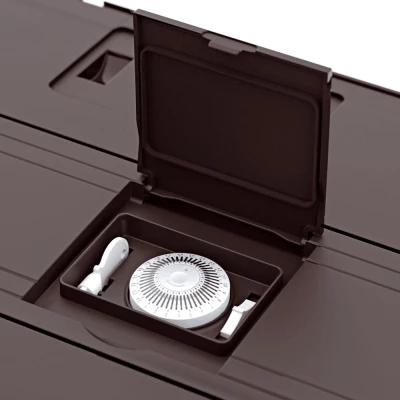 Аквариум Ferplast DUBAI 120 LED черный 240 л.