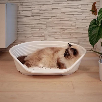 Лежак для собак Ferplast SIESTA DELUXE 4 пластиковый розовый