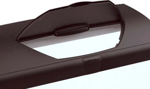 Стеклянный аквариум Ferplast CAPRI 80 LED со светодиодной лампой внутренним фильтром и нагревателем черный 100 л