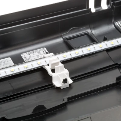 Стеклянный аквариум Ferplast CAPRI 80 LED со светодиодной лампой внутренним фильтром и нагревателем черный 100 л