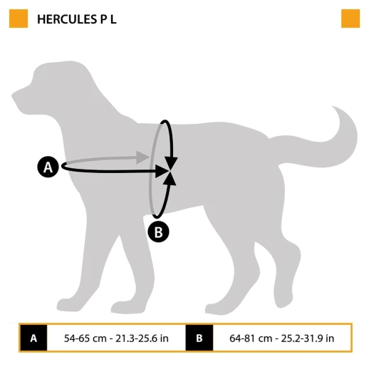 Шлейка Ferplast HERCULES L служебная нейлоновая чёрная