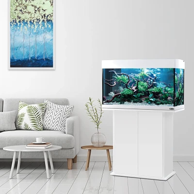 Аквариум Ferplast DUBAI 80 LED белый 125 л.