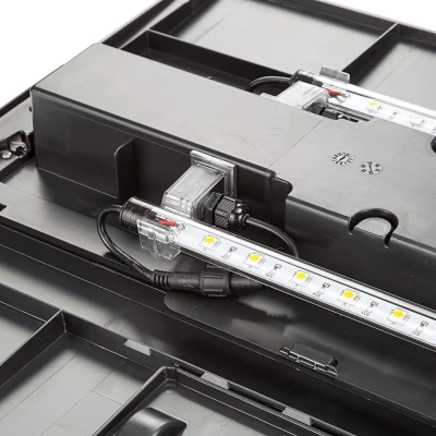 Аквариум Ferplast DUBAI 80 LED белый 125 л.