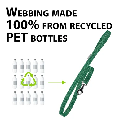 Поводок Ferplast GREENER G25/120 эконейлон зелёный