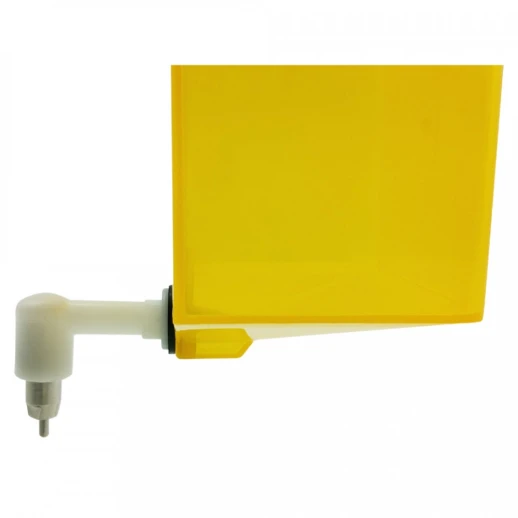 Поилка ниппельная Monoflo для кроликов и птиц с бачком 0,5 литра 90 градусов