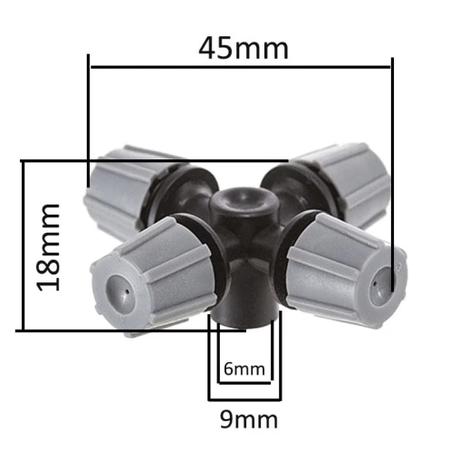 Форсунка-фоггер туманообразующая на 4 стороны