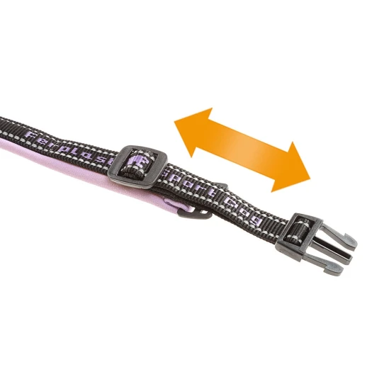 Ошейник Ferplast SPORT DOG C25/45 с мягкой подкладкой светоотражающий сиреневый