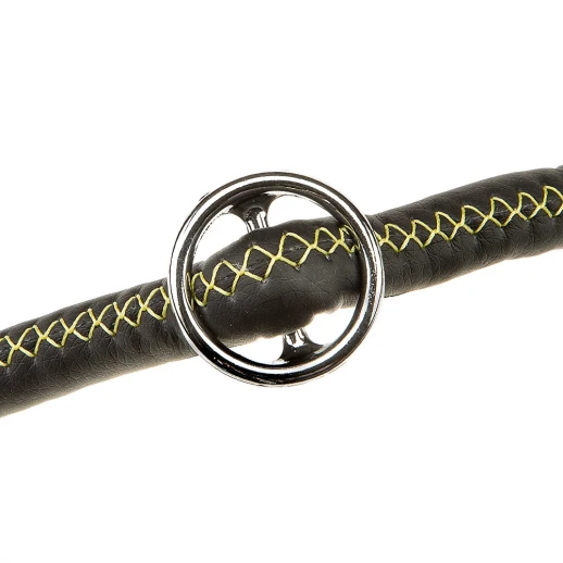 Ошейник-полуудавка Ferplast DERBY CS10/35 эко-кожа чёрный