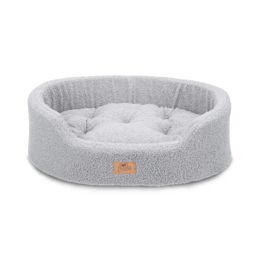 Лежак Ferplast DANDY 65 из мягкой ткани букле серый