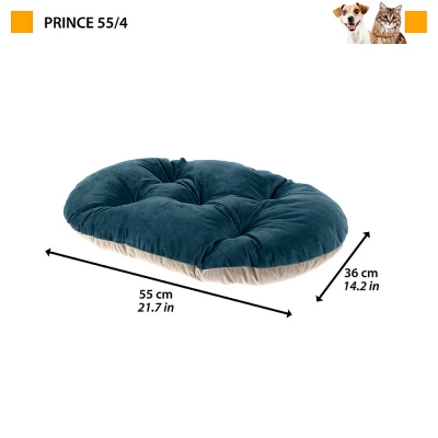 Подушка Ferplast PRINCE 55 сине-бежевая велюр