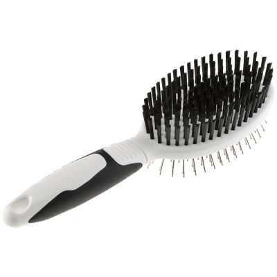 Расческа-щётка Ferplast GRO 5763 PREMIUM двойная для собак и кошек