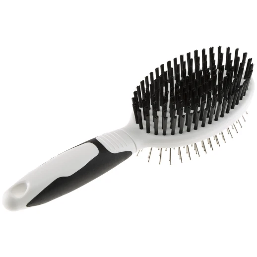 Расческа-щётка Ferplast GRO 5763 PREMIUM двойная для собак и кошек