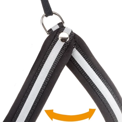 Шлейка Ferplast AGILA REFLEX 2 светоотражающая чёрная