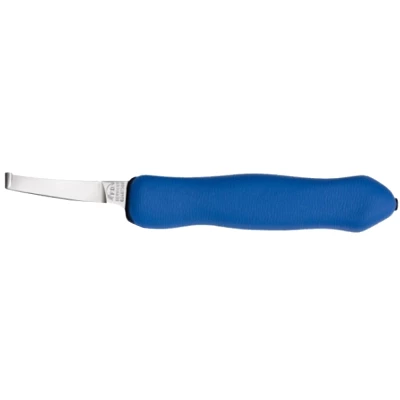 Нож копытный DICK EXPERT-GRIP 2K левый короткий узкий синий лезвие 67x8 мм