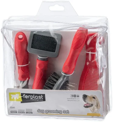 Набор щёток Ferplast GRO 5959 для ухода за шерстью для собак
