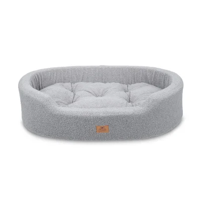 Лежак Ferplast DANDY 80 из мягкой ткани букле серый