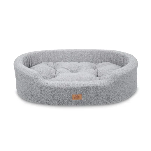 Лежак Ferplast DANDY 80 из мягкой ткани букле серый